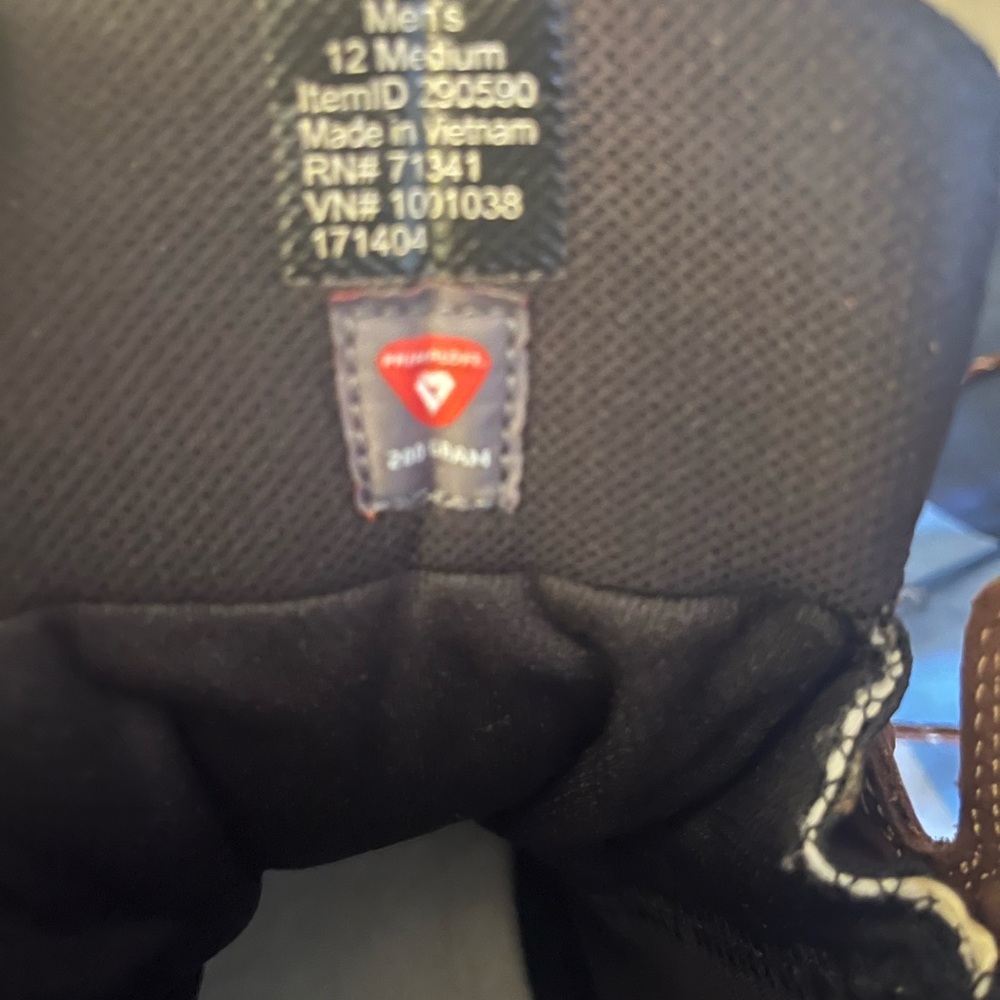 Men’s LL Bean storm chaser boots, worn once like new condition.